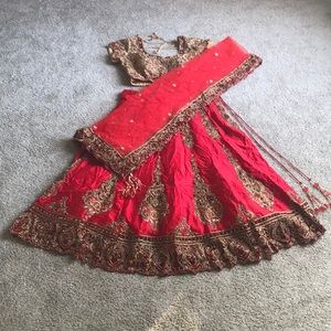 Bridal Lehenga Choli (MESSAGE IF INTERESTED IN PURCHASING)